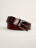 Torino Reversible Textured Premium Leather Belt, Pin Buckle