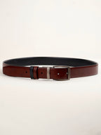 Torino Reversible Textured Premium Leather Belt, Pin Buckle