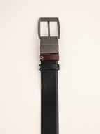 Torino Reversible Textured Premium Leather Belt, Pin Buckle