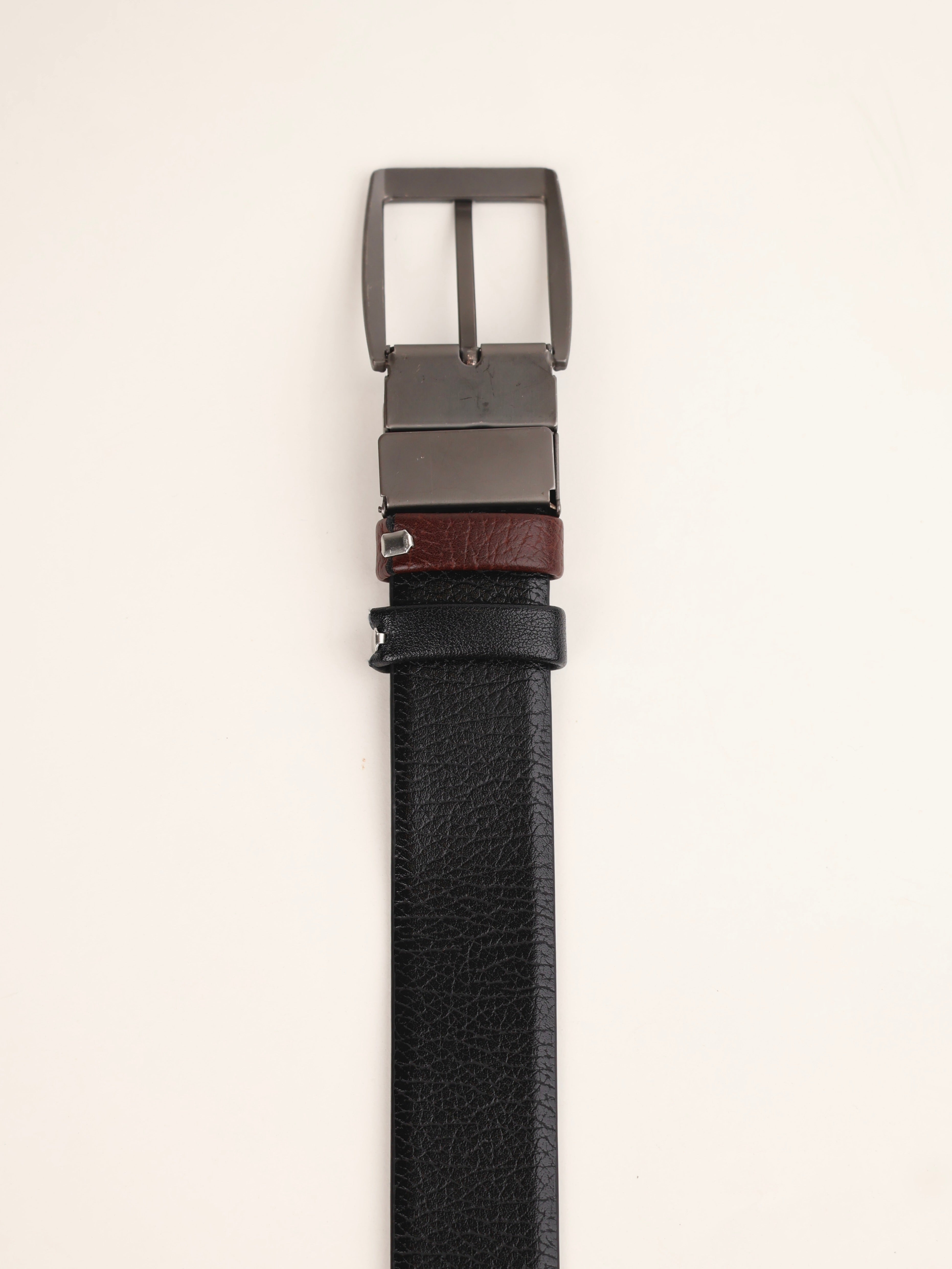 Torino Reversible Textured Premium Leather Belt, Pin Buckle